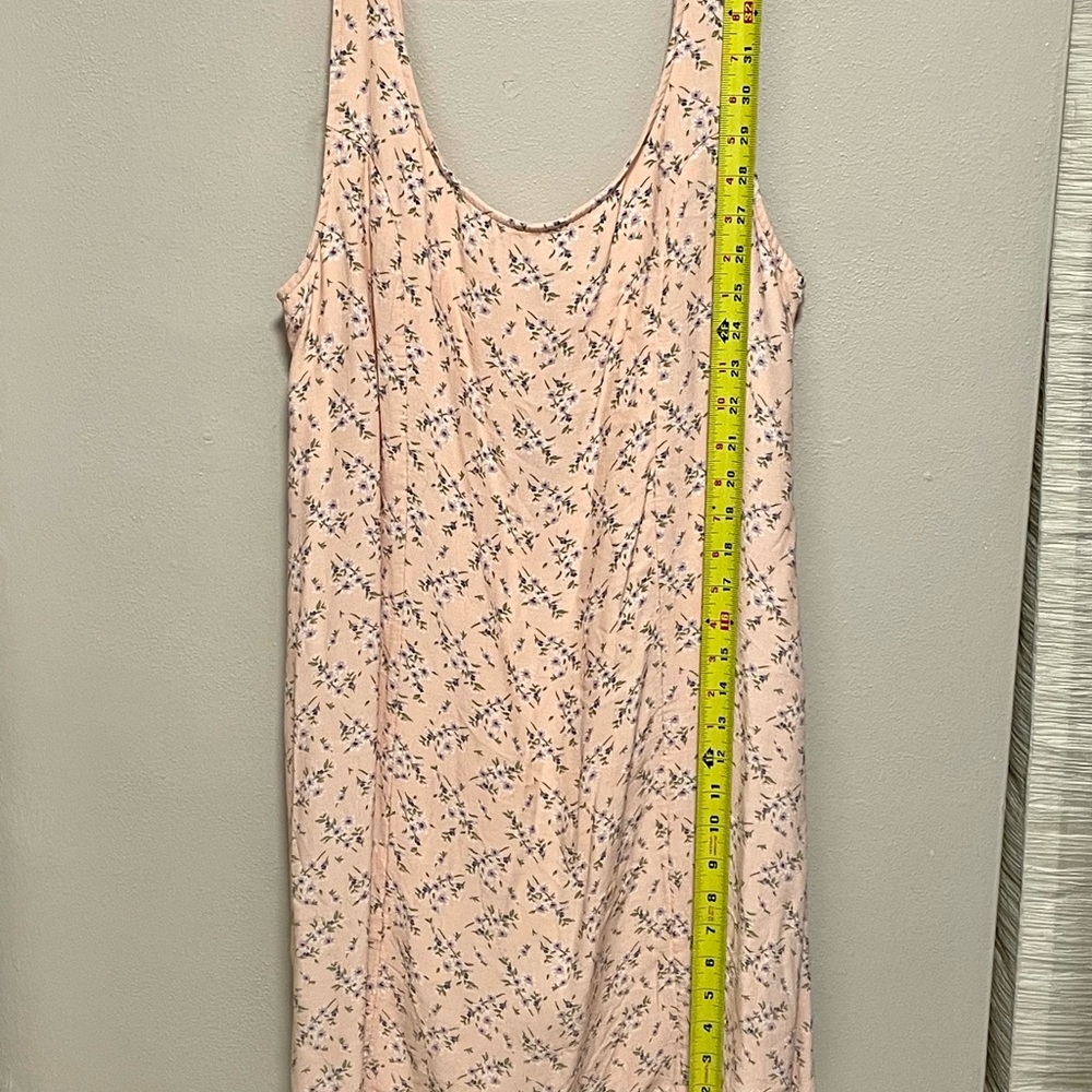 American Eagle Pink Floral Dress size large - Picture 7 of 15